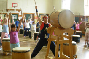 Paton Sensei teaching at a Taiko Residency